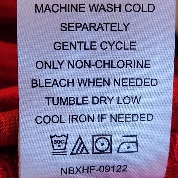 NWOT Mud Pie Womens Oversized Boxy Tee Size M Color black & red Buffalo plaid - Picture 7 of 9